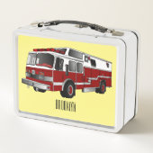 Lunch Box Illustration du moteur à incendie (Dos)