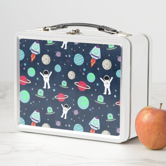 Lunch Box Illustration du Motif spatial (En situation)