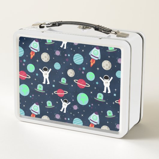 Lunch Box Illustration du Motif spatial (Dos)