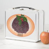 Lunch Box Illustration du pudding de Noël (En situation)
