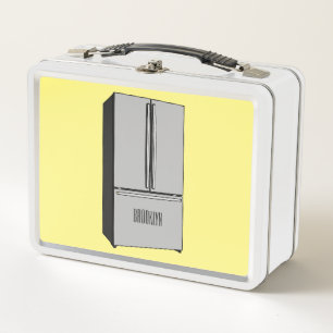Lunch Box Illustration du réfrigérateur de porte française