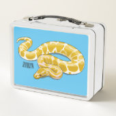 Lunch Box Illustration du serpent python birman (Dos)
