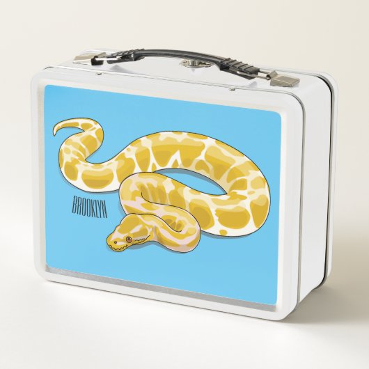 Lunch Box Illustration du serpent python birman (Dos)