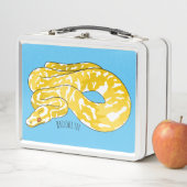 Lunch Box Illustration du serpent python birman (En situation)