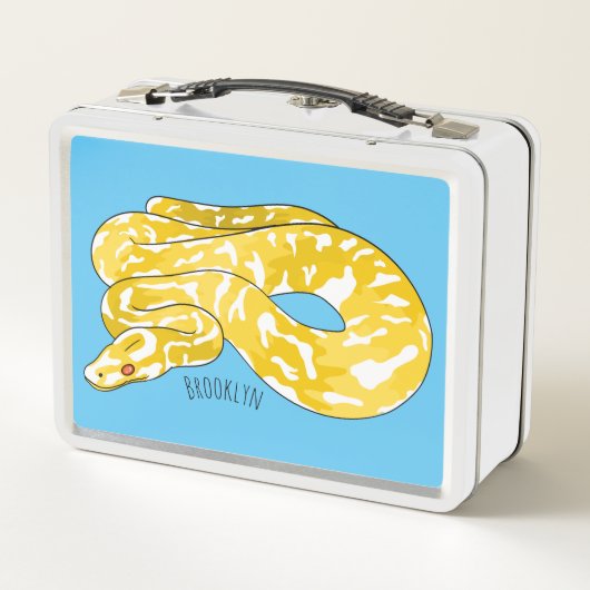 Lunch Box Illustration du serpent python birman (Dos)