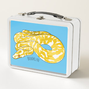 Lunch Box Illustration du serpent python birman