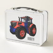 Lunch Box Illustration du tracteur (Dos)
