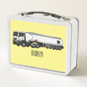 Lunch Box Illustration du transport de carburant par camion- (Dos)