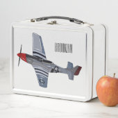 Lunch Box Illustration d'un avion de chasse-bombardier (En situation)