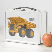 Lunch Box Illustration d'un camion à grande échelle (En situation)