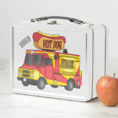 Lunch Box Illustration d'un camion de nourriture pour chien  (En situation)
