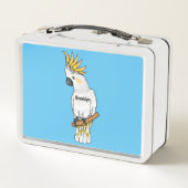 Lunch Box Illustration d'un oiseau de cokatoscope à crête de (Dos)