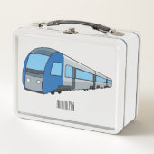 Lunch Box Illustration d'un train électrique (Devant)