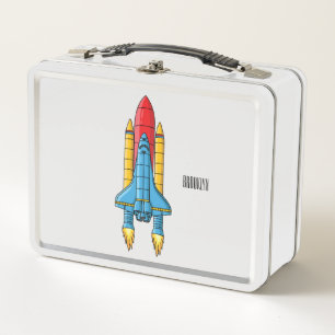 Lunch Box Illustration d'un vaisseau de fusées