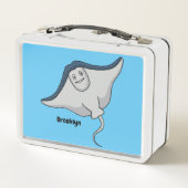 Lunch Box Illustration d'une caricature de poisson stingray (Dos)