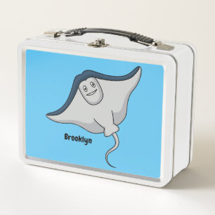 Lunch Box Illustration d'une caricature de poisson stingray