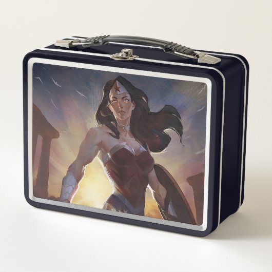 Lunch Box Illustration d'une femme en crise infinie (Devant)