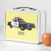 Lunch Box Illustration d'une voiture de police (En situation)