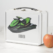 Lunch Box Illustration Jet ski (En situation)