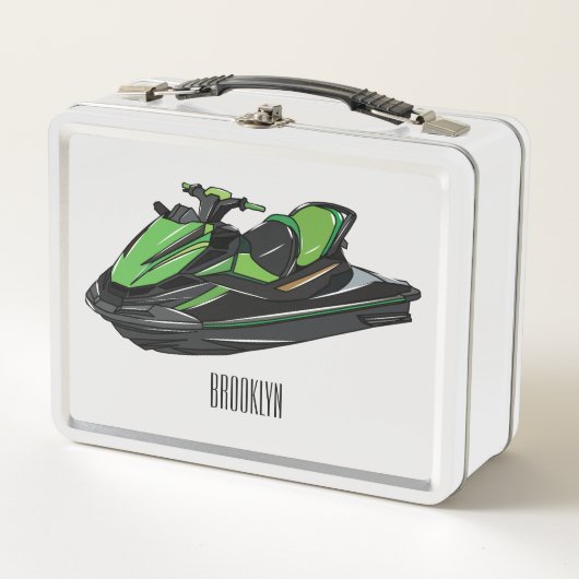 Lunch Box Illustration Jet ski (Devant)