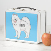 Lunch Box Illustration Samoyed dog (En situation)