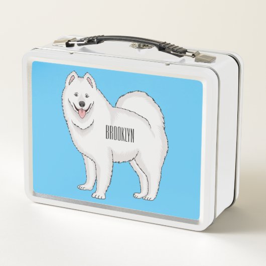 Lunch Box Illustration Samoyed dog (Dos)