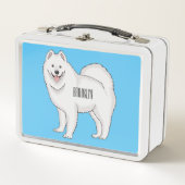 Lunch Box Illustration Samoyed dog (Devant)