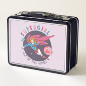 Lunch Box Illustration Supergirl volant vers le haut (Dos)