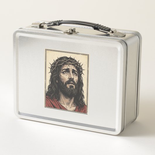 Lunch Box Illustration vectorielle de portrait religieux de (Devant)