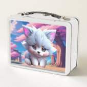 Lunch Box Image de chiot mignonne en style anime (Dos)