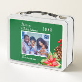 Lunch Box Image de famille de vacances personnalisées en rou (Dos)