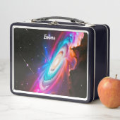 Lunch Box Imaginaire céleste Trou noir Nom personnalisé Scri (En situation)