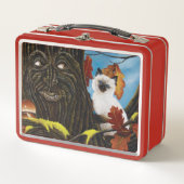 Lunch Box Imaginaire d'automne du chat de fin d'arbre (Devant)