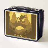 Lunch Box Imaginaire Dragon Wings Mountain Personnalisé (Dos)