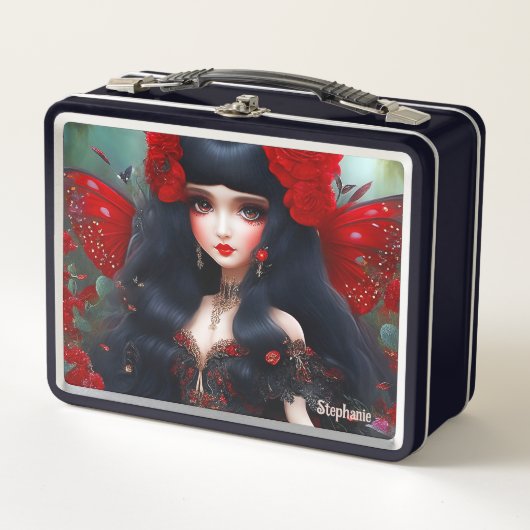 Lunch Box Imaginaire Fée Rouge mignonne Princesse (Devant)