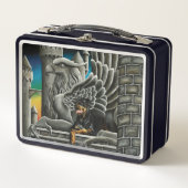 Lunch Box Imaginaire Rottweiler Chien Gargoyle (Devant)