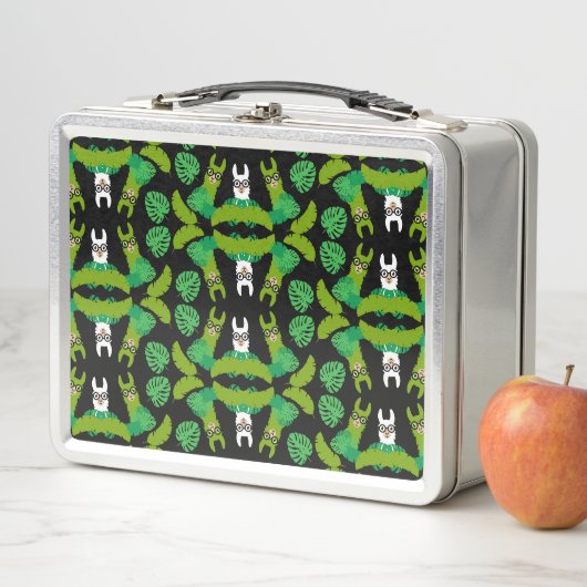 Lunch Box Impression à thème Llama (En situation)