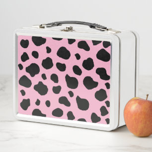 Lunch Box Impression de vache, Motif de vache, Spots de vach