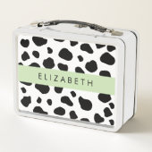 Lunch Box Impression De Vache, Spots De Vache, Noir Et Blanc (Dos)