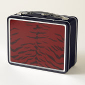 Lunch Box Impression numérique Tigre Rouge (Dos)