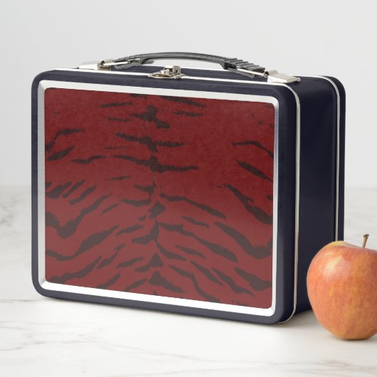 Lunch Box Impression numérique Tigre Rouge (En situation)