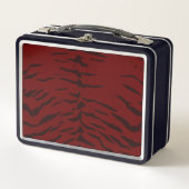 Lunch Box Impression numérique Tigre Rouge (Devant)