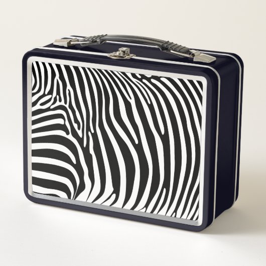 Lunch Box Imprimé animalier zèbre (Devant)