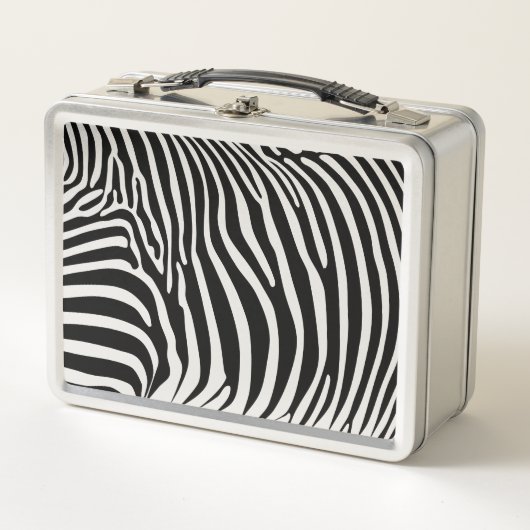 Lunch Box Imprimé animalier zèbre (Devant)