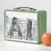 Lunch Box Industrial Letterform – AI (En situation)