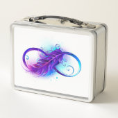 Lunch Box Infini avec plume violette (Dos)