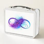 Lunch Box Infini avec plume violette (Dos)