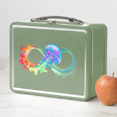 Lunch Box Infinité avec la méduse arc-en-ciel (En situation)