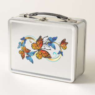 Lunch Box Infinité de papillons monarques