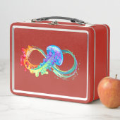 Lunch Box Infinity avec Rainbow Jellyfish (En situation)